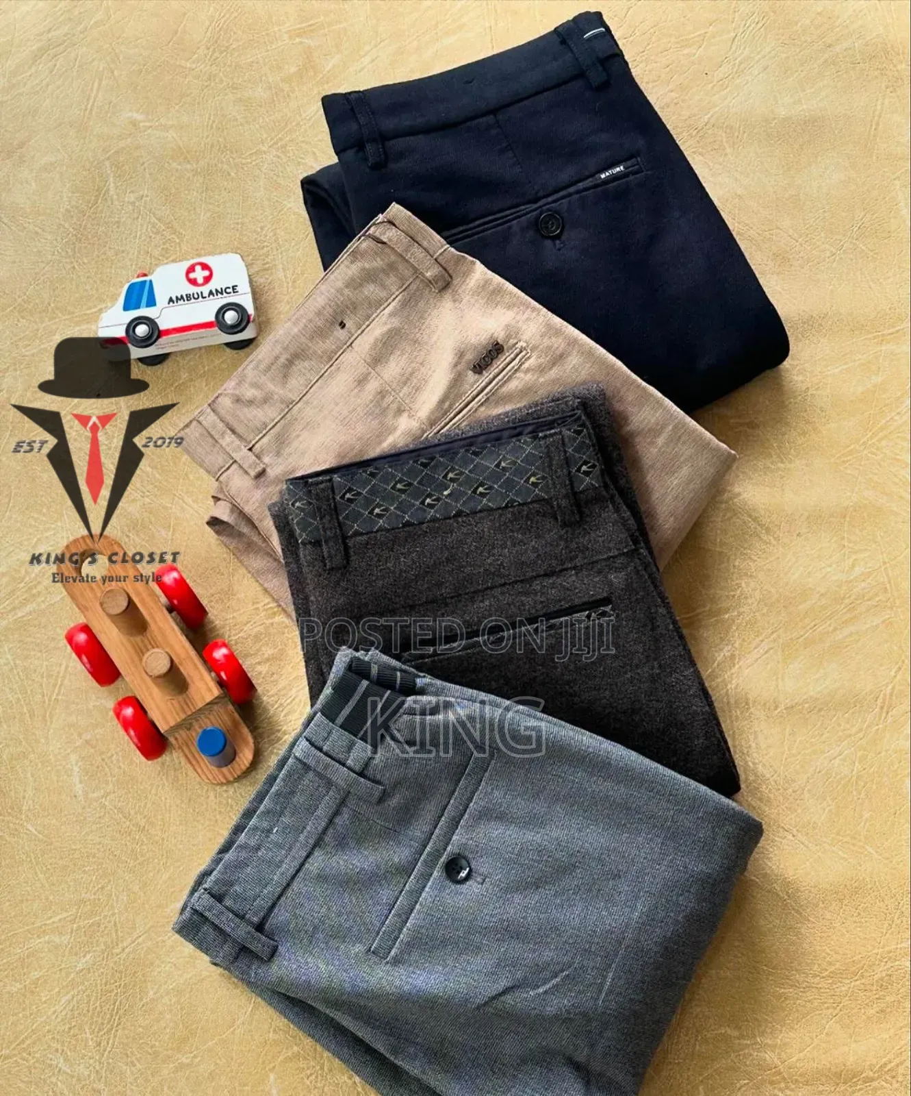 Flawless Suitor Kaki Pants