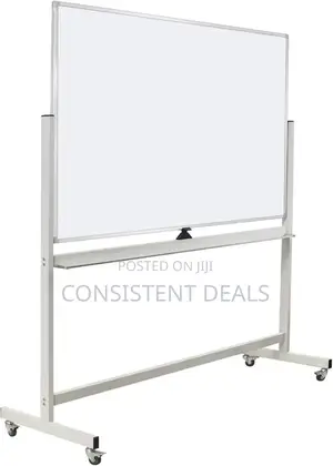 60x90cm White Board With Stands, Markers and Eraser