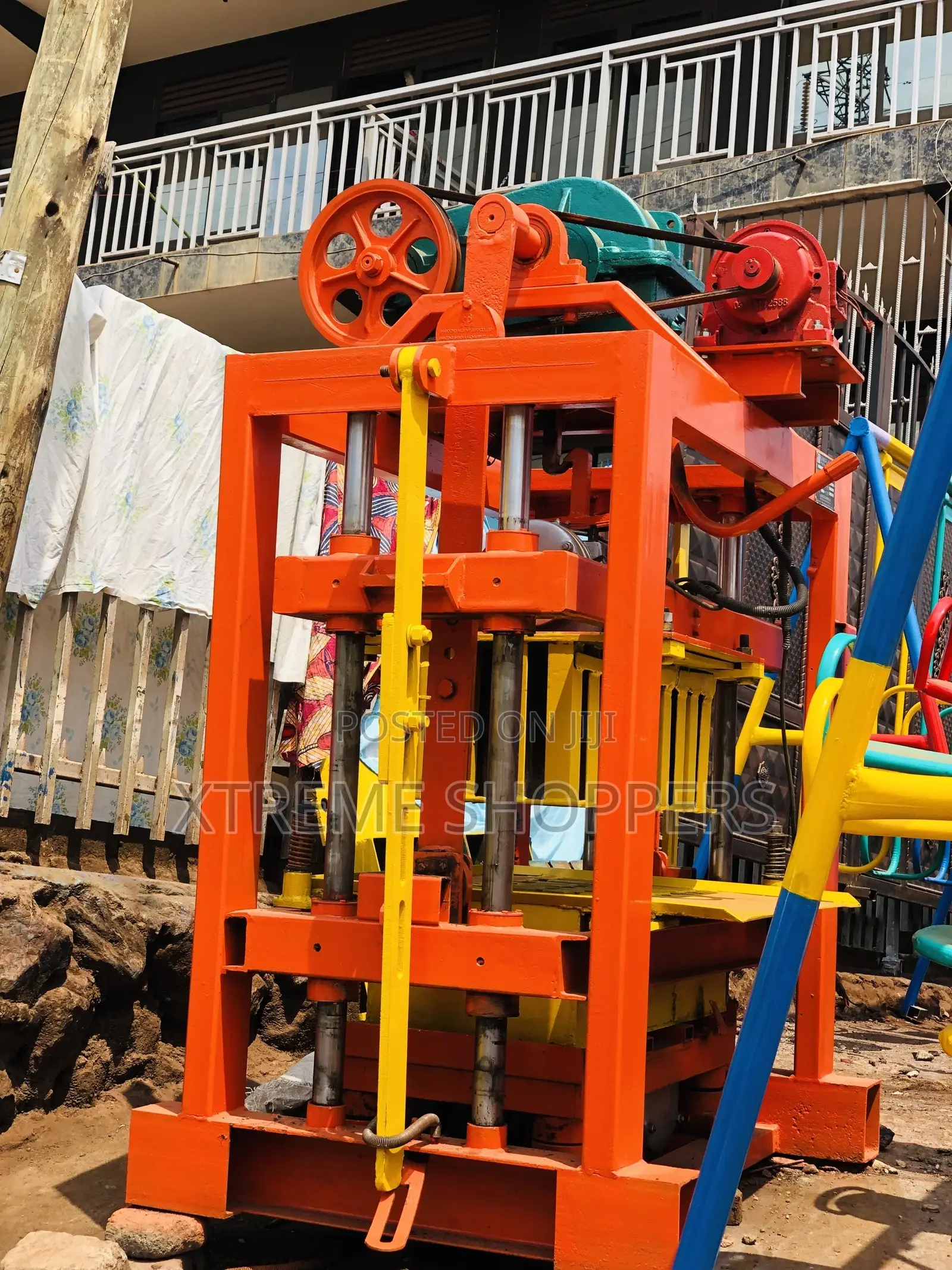 Electric/Automatic Block Concrete Machine 01
