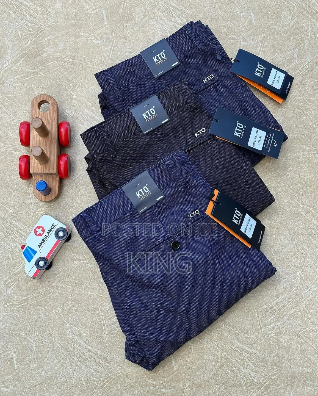 Adorned Kaki Pants