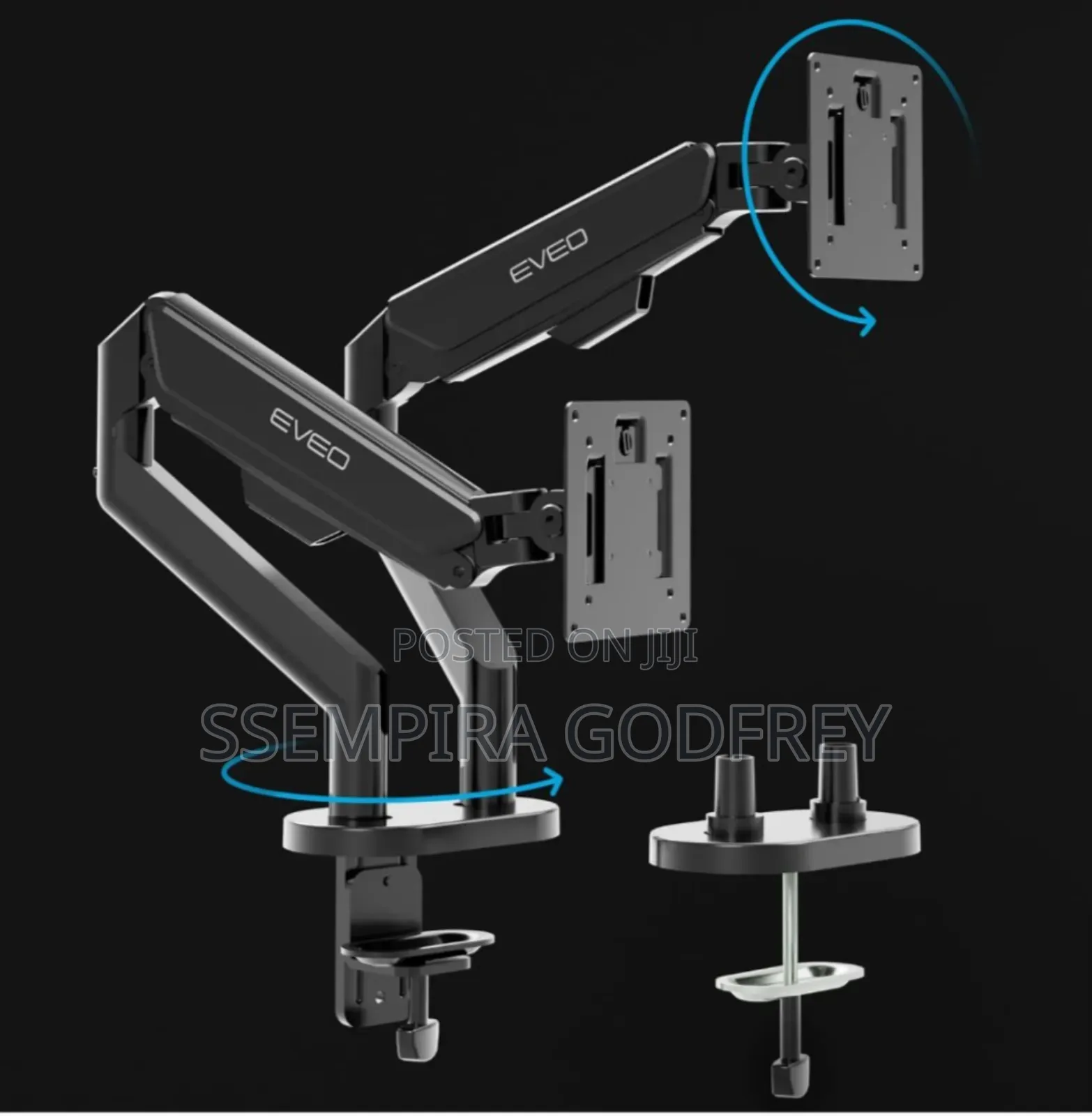 Dual Arm for Monitors From 17 to 32 Inch