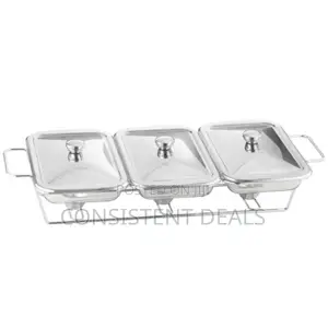 1.5L X3 Stainless Steel Food Warmer Chaffing Dish