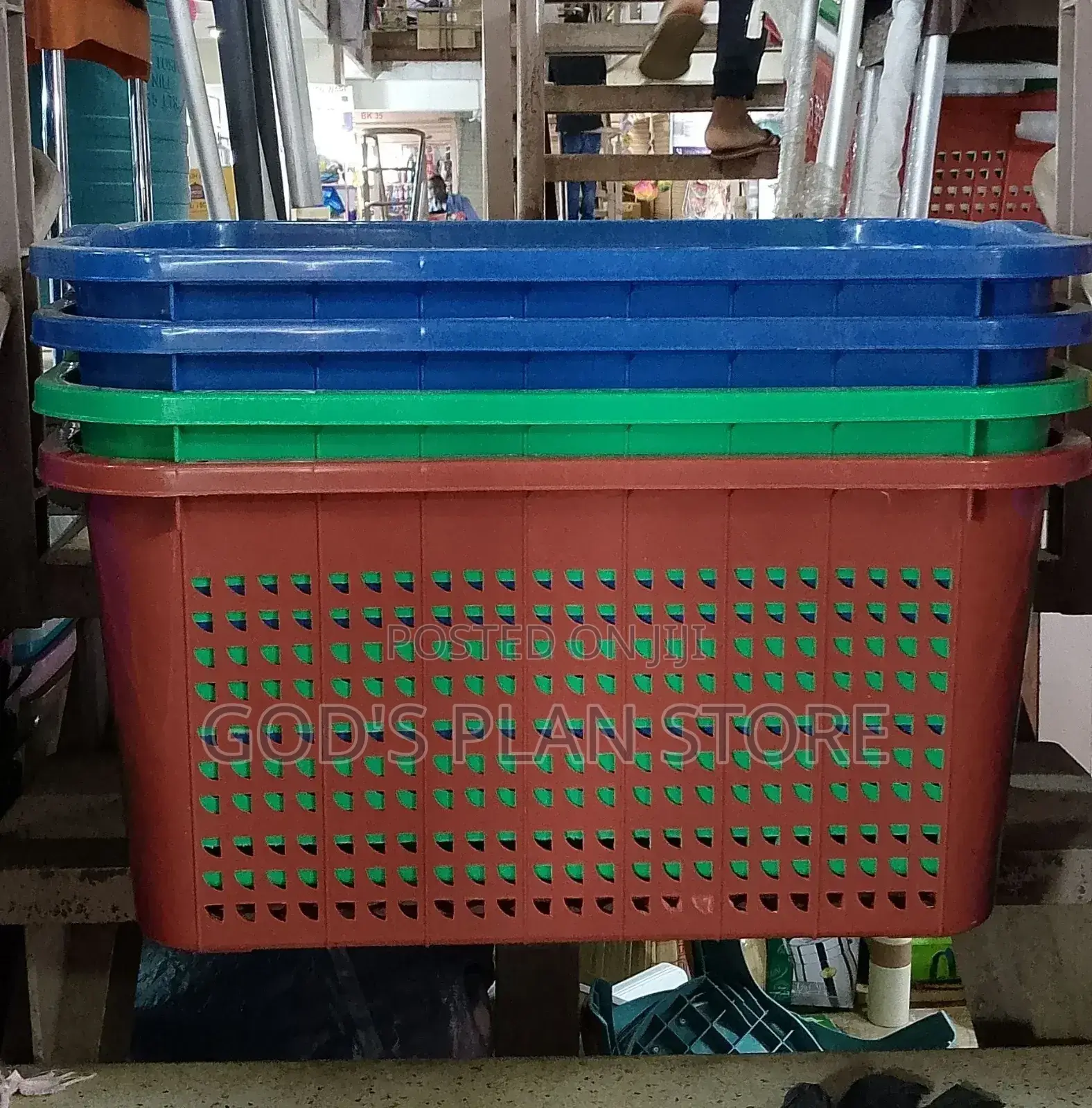 Plastic Baskets Square 1pc