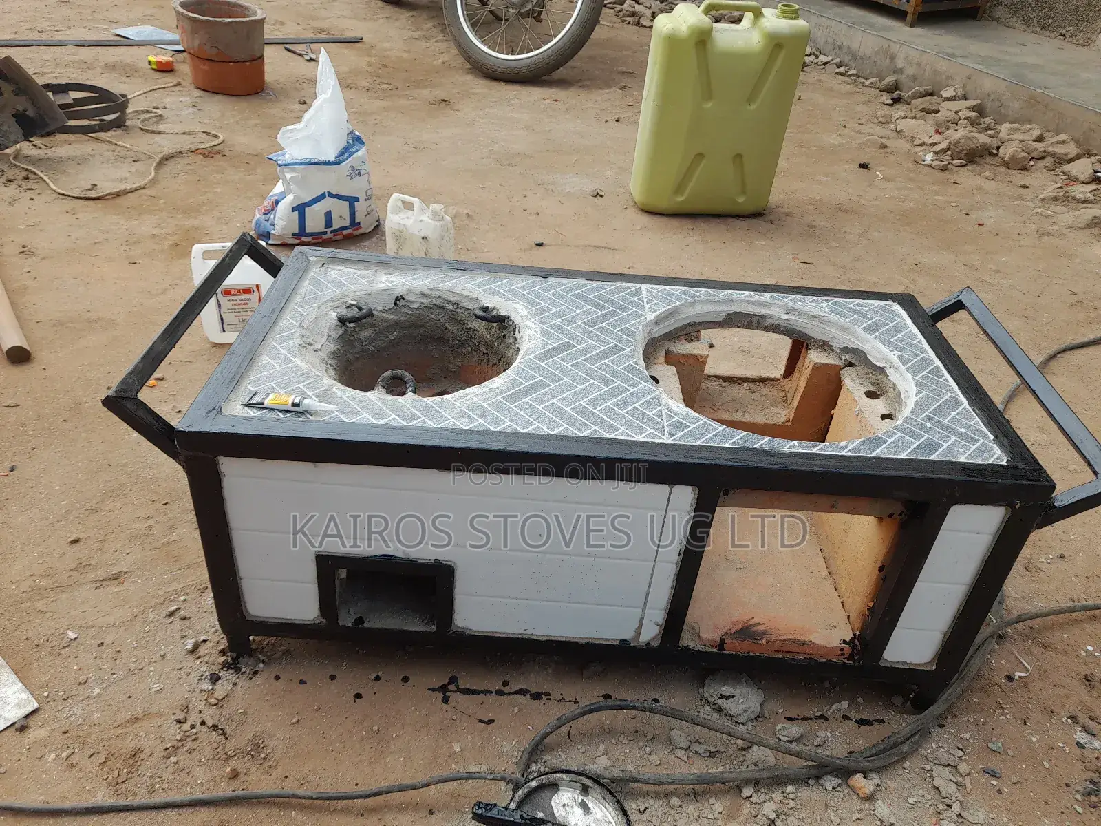Charcoal and Firewood Stove Combined