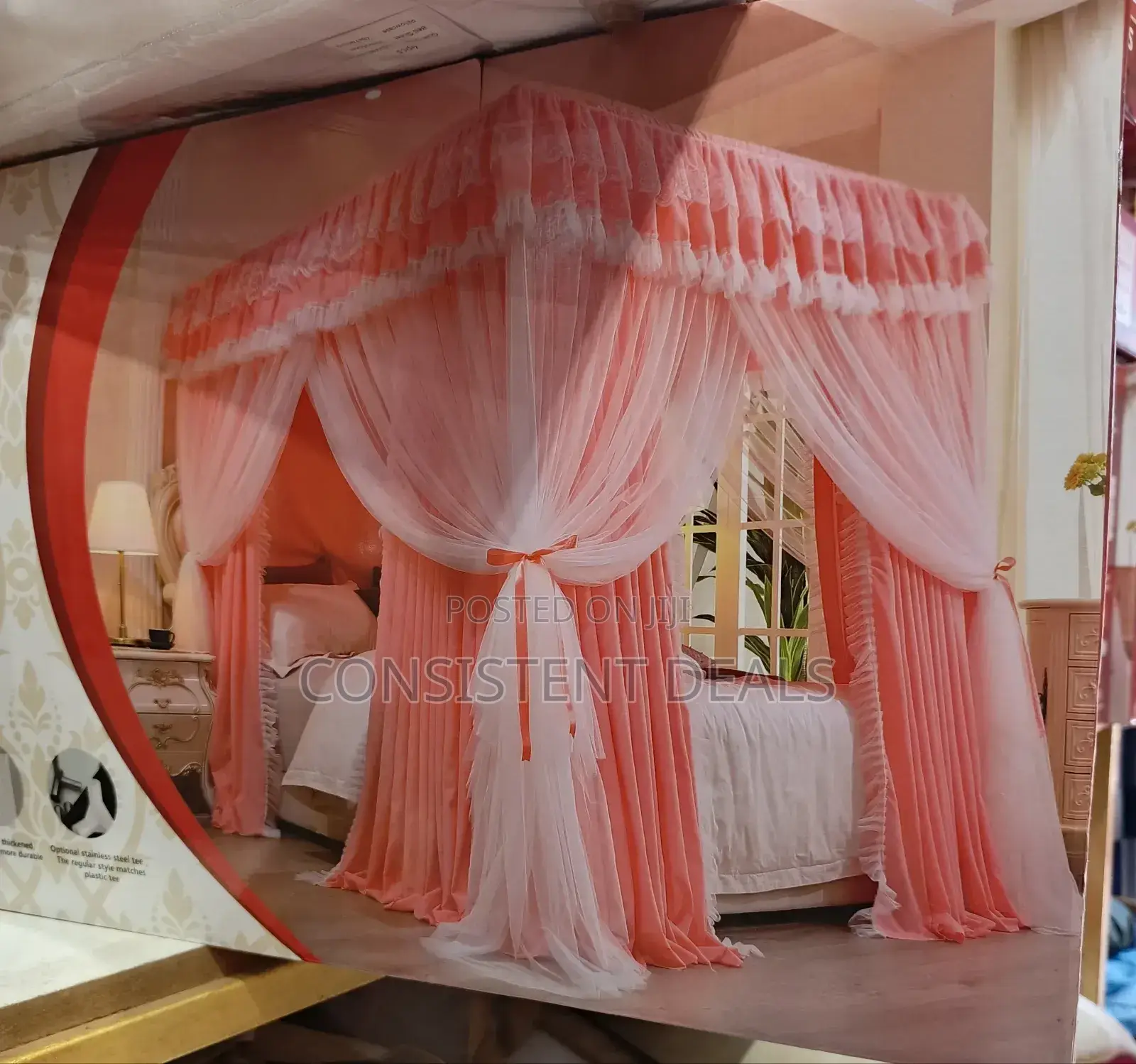 Double Layer Mosquito Nets With Curtains