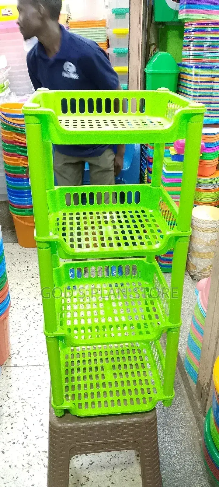 Square Plastic Trolleys