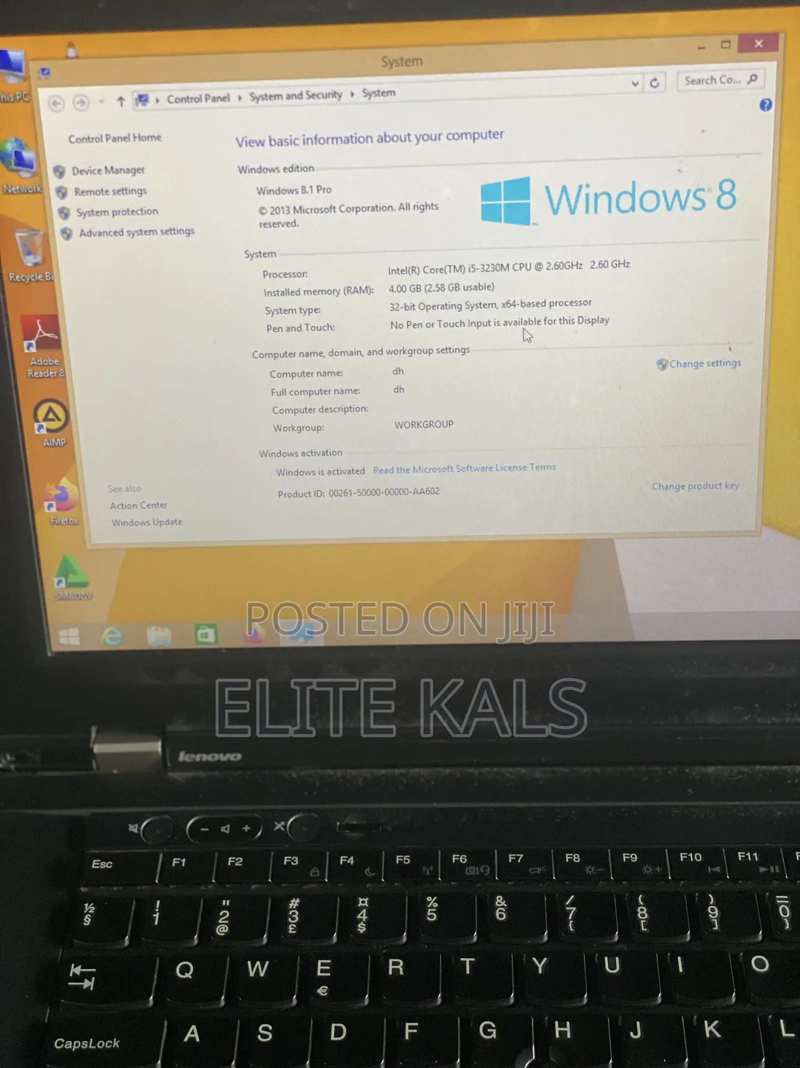 Laptop Lenovo ThinkPad L430 4GB Intel Core I5 HDD 320GB