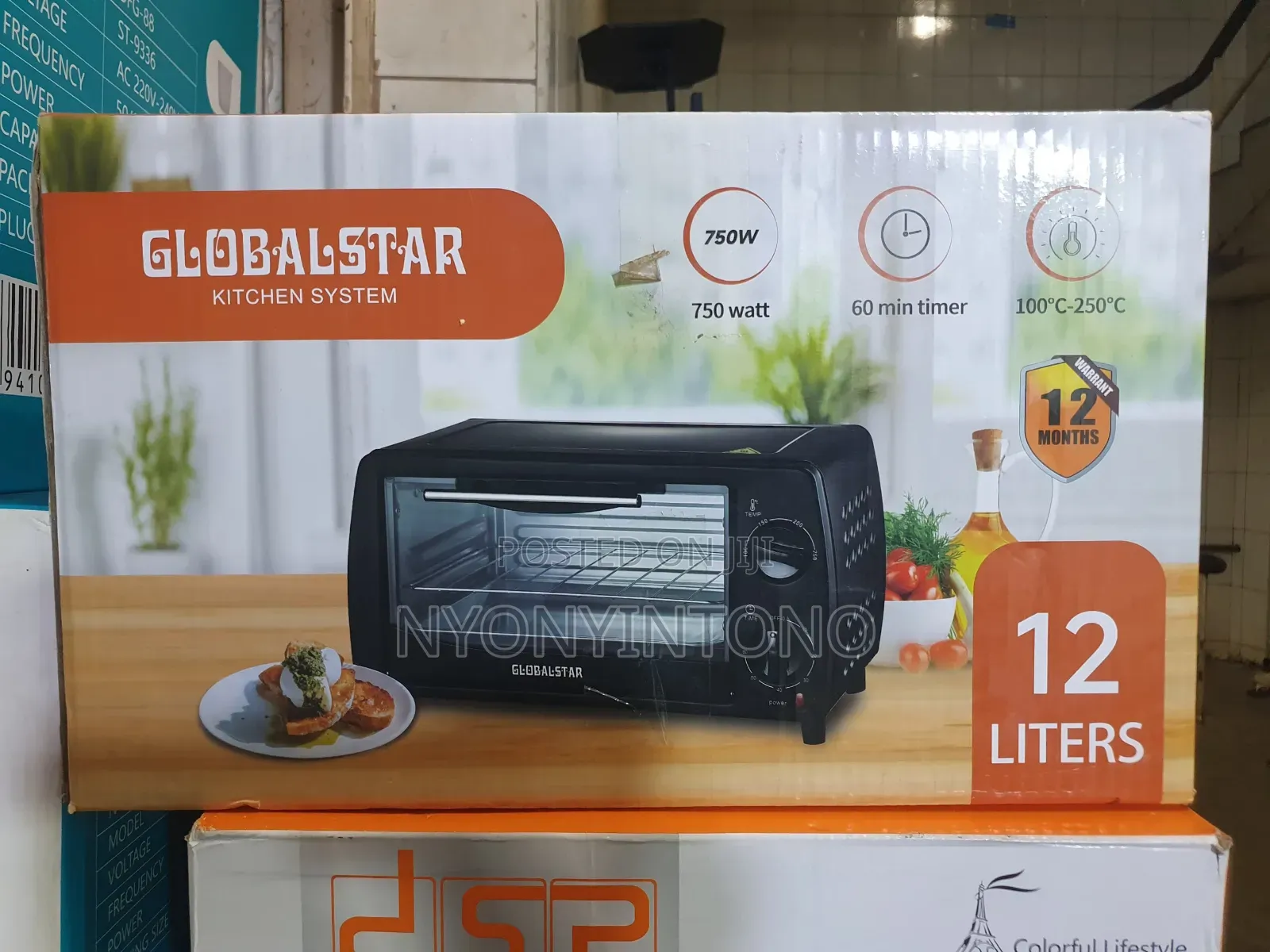 Global Star 12litres Electric Mini Oven.