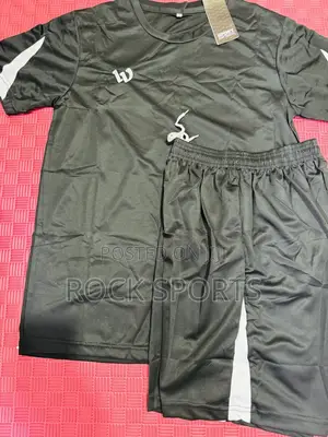 Pure Black Uniforms for Football