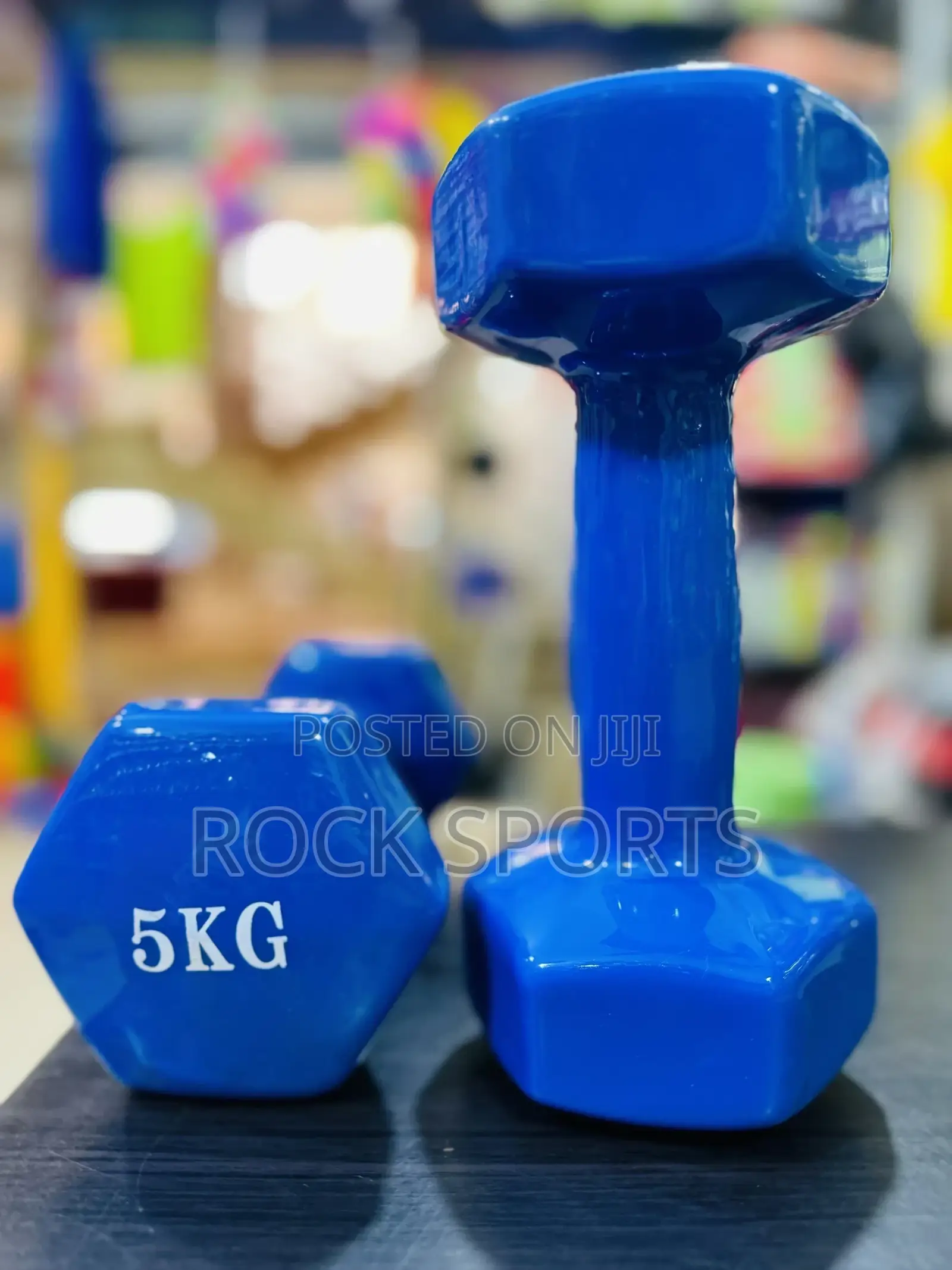 5kg Vinyl Coated Dumbbells Pair