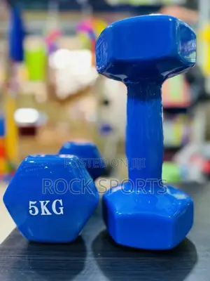 5kg Vinyl Coated Dumbbells Pair