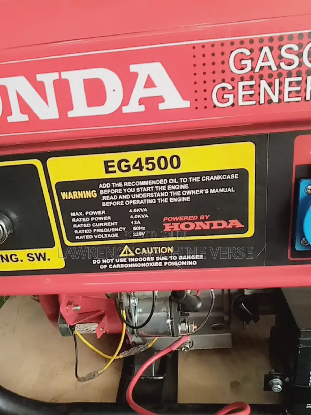 Gasoline Generator Key Start 4kva Honda