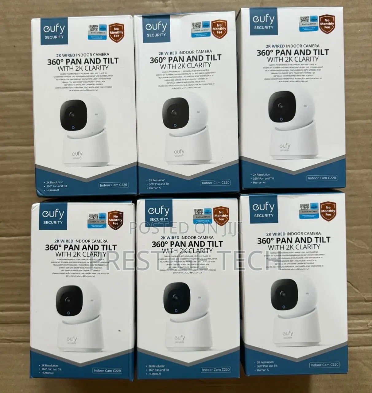 Eufy Security C220 Security Camera (360 Pan Tilt)