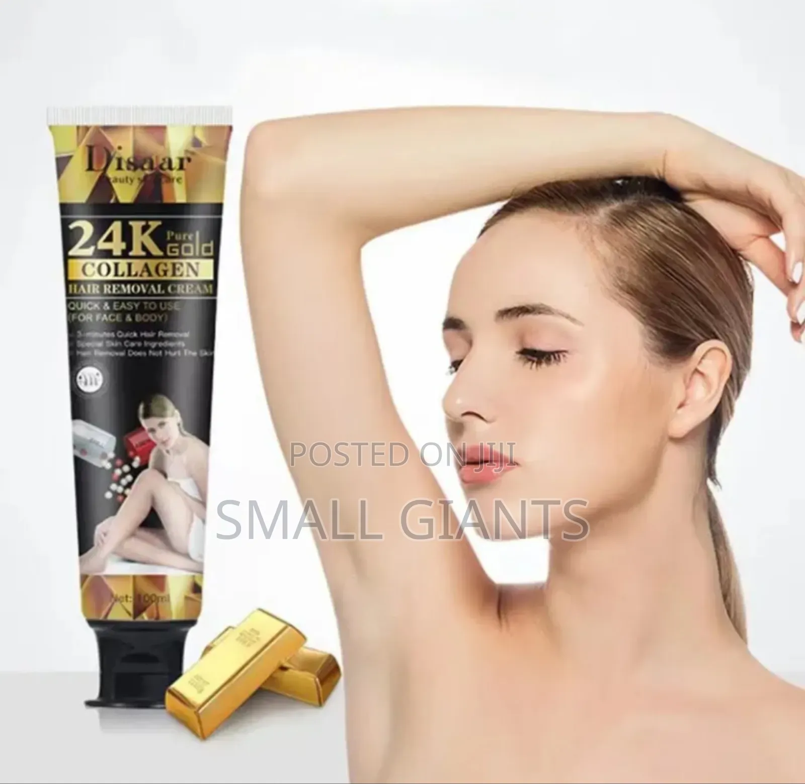 Disaar Pure Gold Collagen Hair Removal Cream