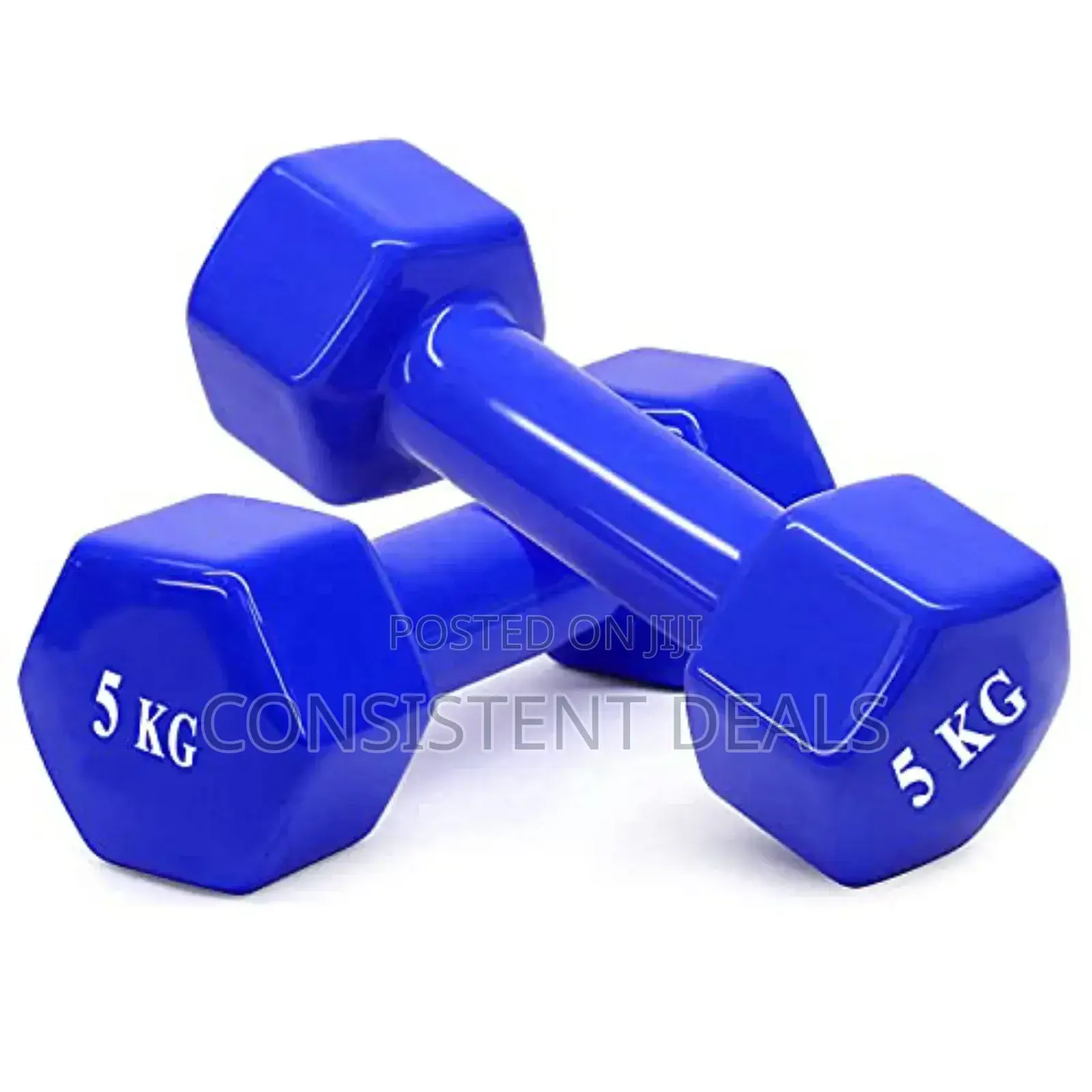 5kg Pair Vinyl Coated Dumbbells