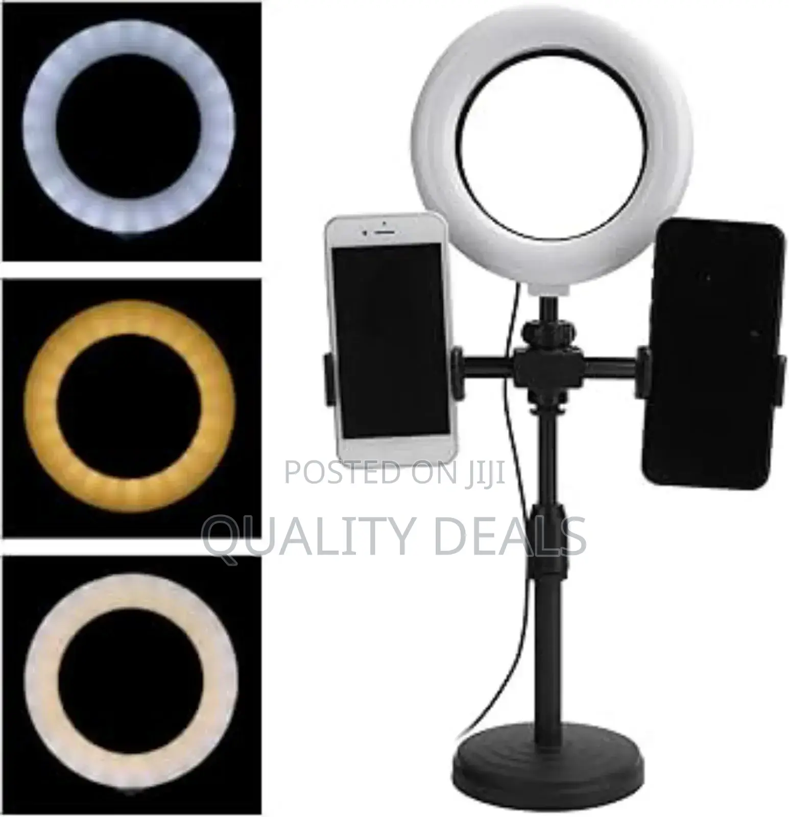 Generic Dual Phone and Ring Light Holder