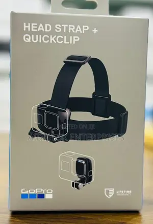 Gopro Head Strap With Quickclip - Official Gopro Mount