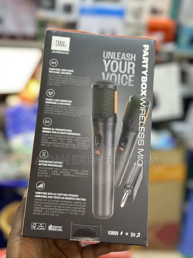 JBL PartyBox Wireless Microphone - Bluetooth Mic For JBL PartyBox Speakers 9 thumbnail image