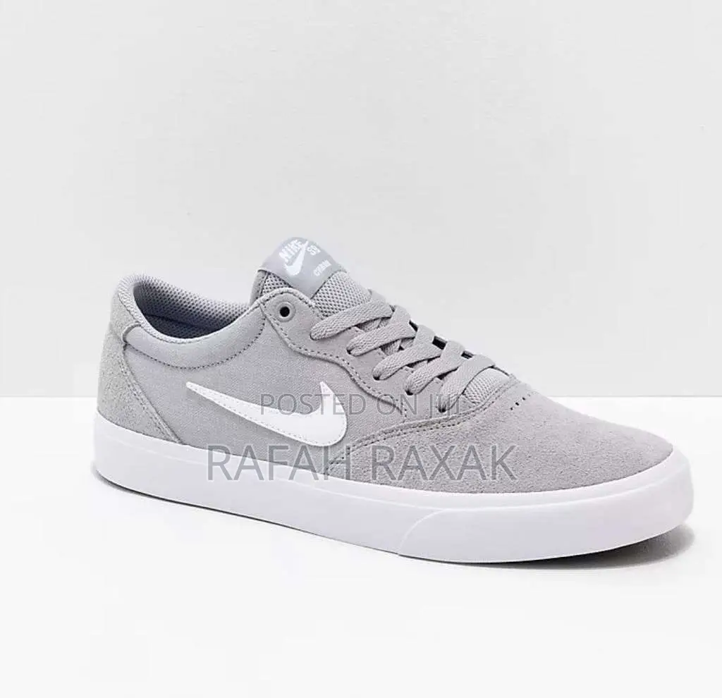 Original Mid Grey Nike SB Chron Casual Suede Sneakers