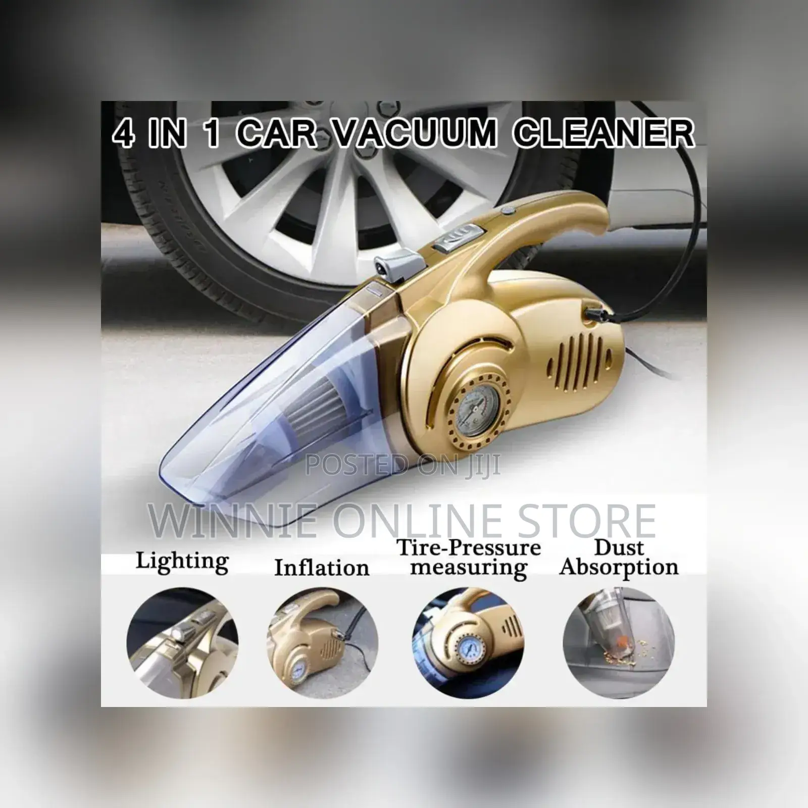 4in1 Car Vacuum Cleaner