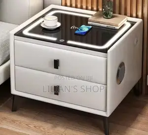 LED Light Smart Bedside Table