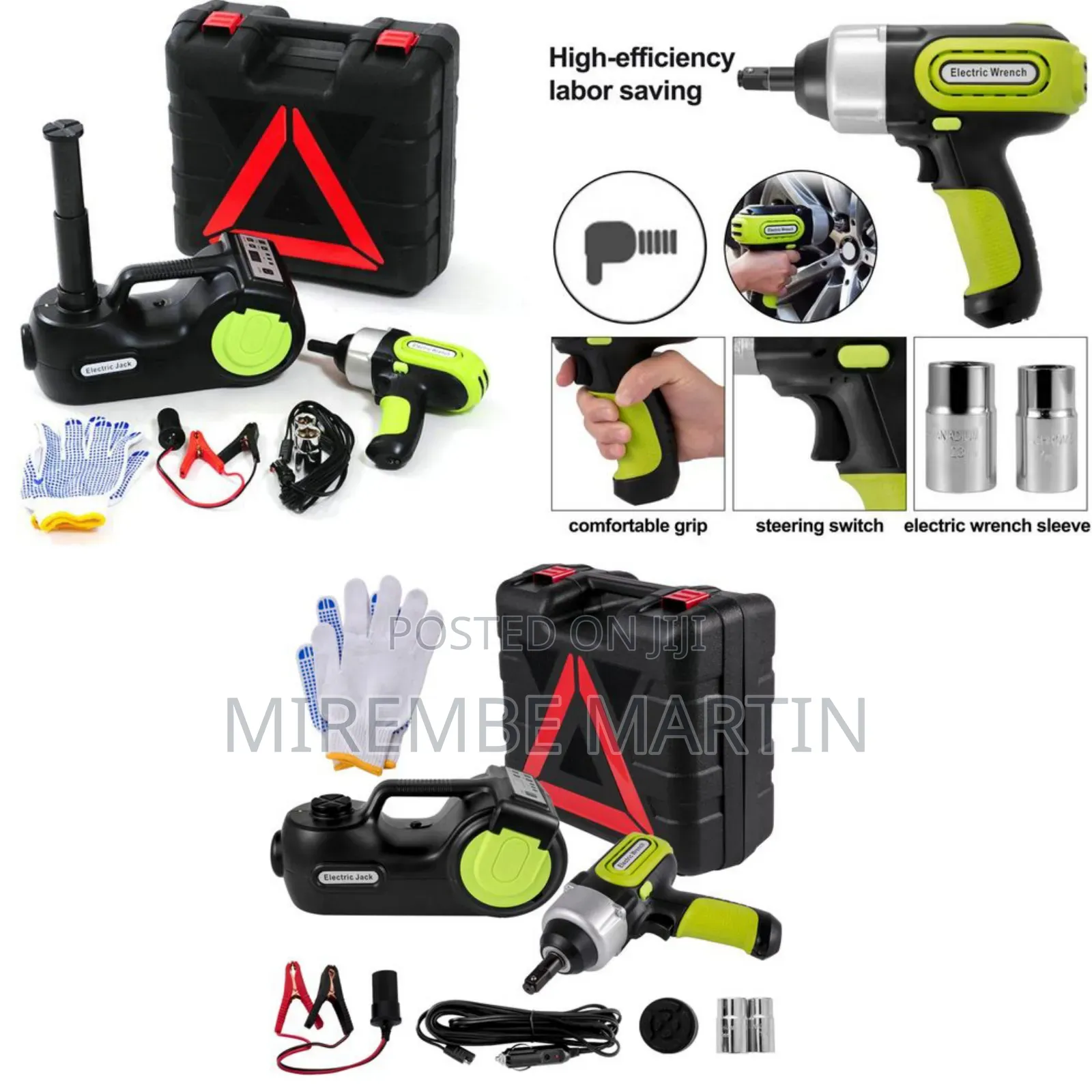 3 in 1 Electric Car Jack Kit