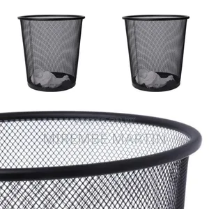 Office Metallic Trash Can