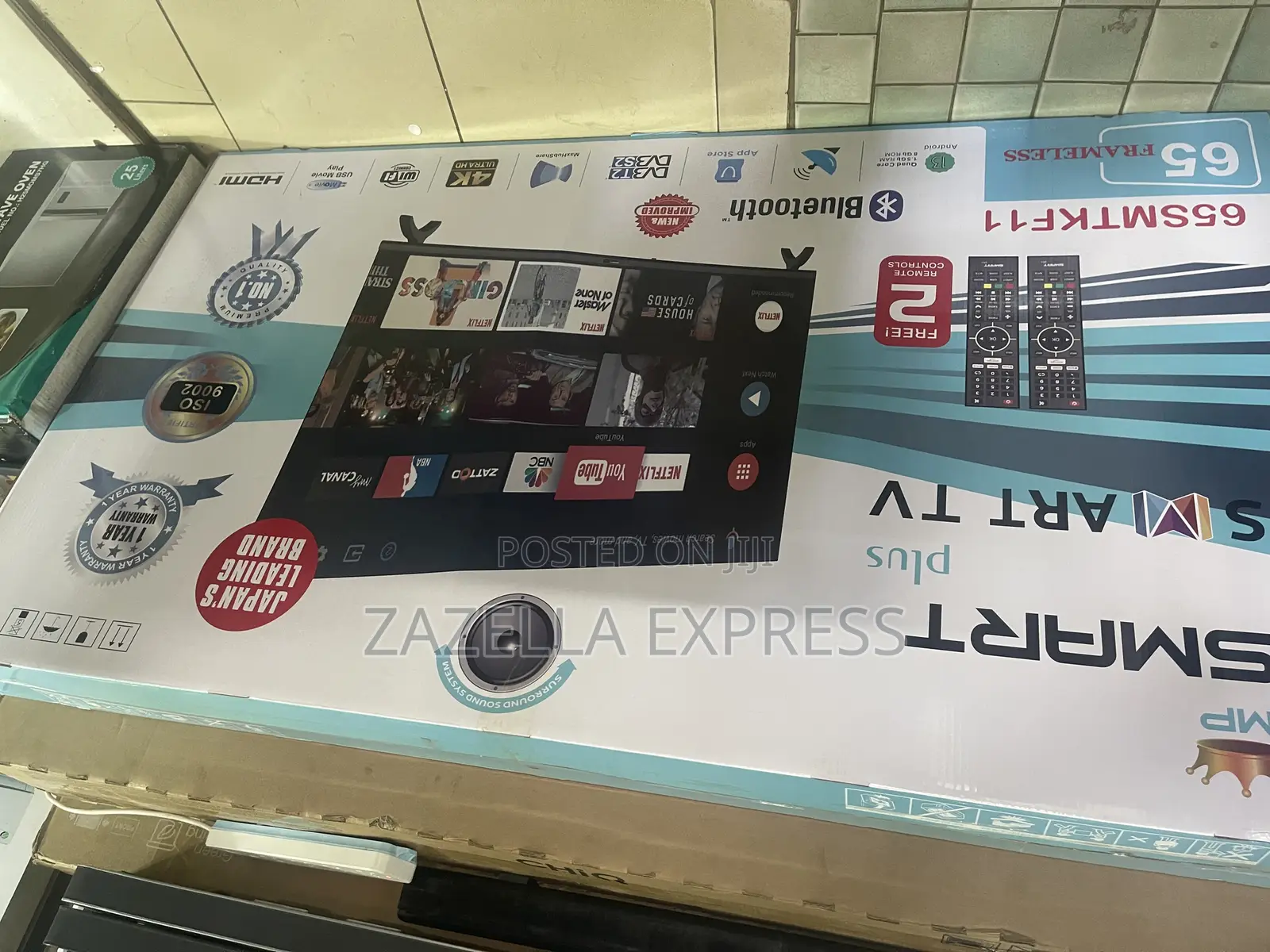 Smart Plus 50 Inch Frameless Ultra HD Smart TV
