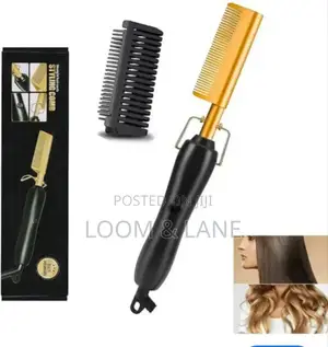Electric Hot Comb Hair Straightener