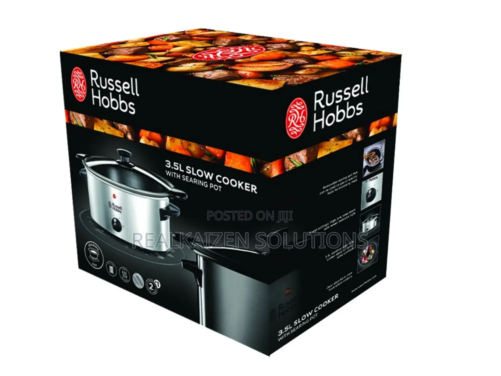 UK RUSSELL HOBBS 3.5L Slow Cooker With Searing Pot
