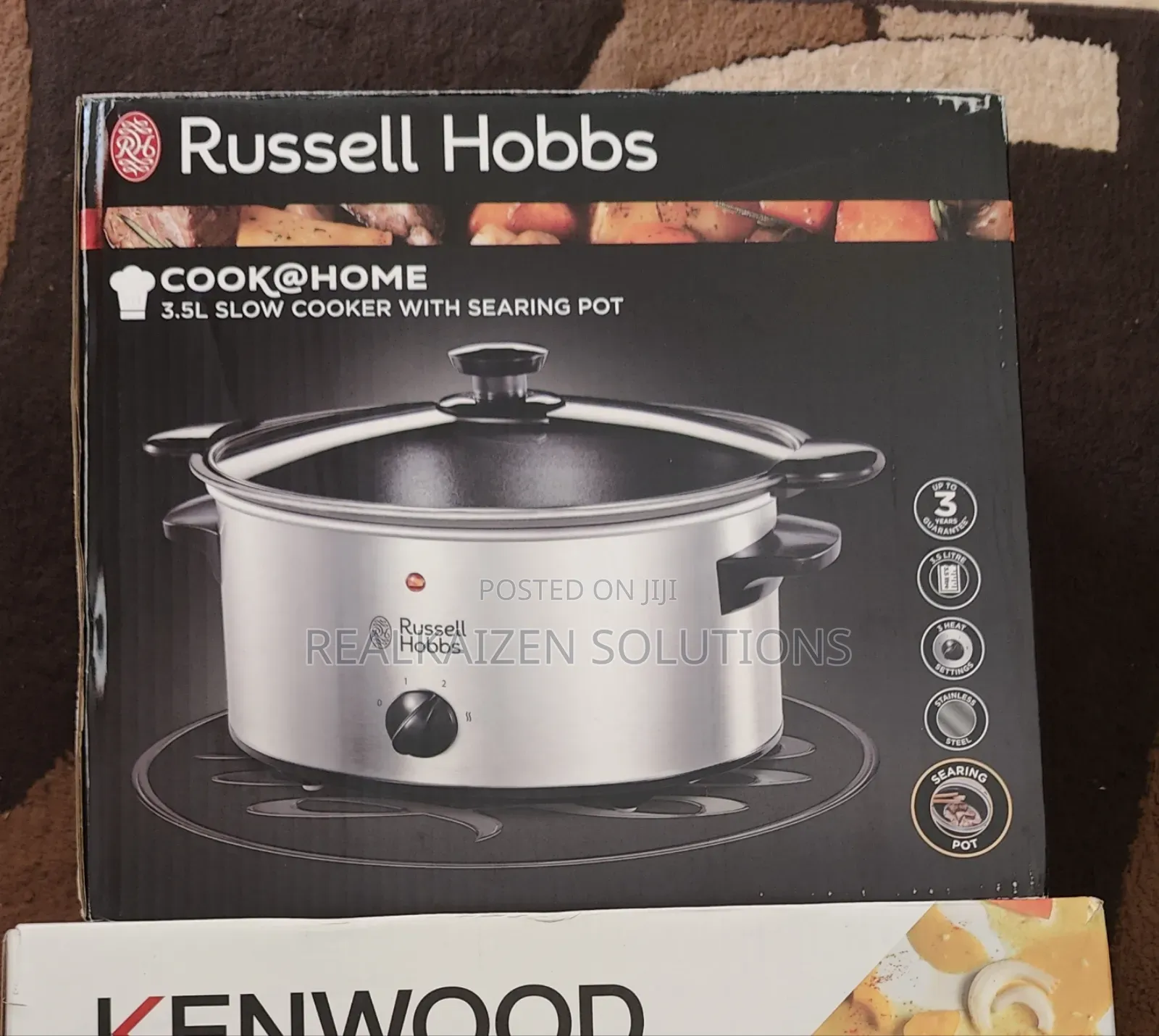 UK RUSSELL HOBBS 3.5L Slow Cooker With Searing Pot