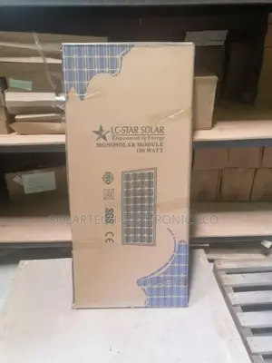 100W Monocrystalline Solar Panels Black.