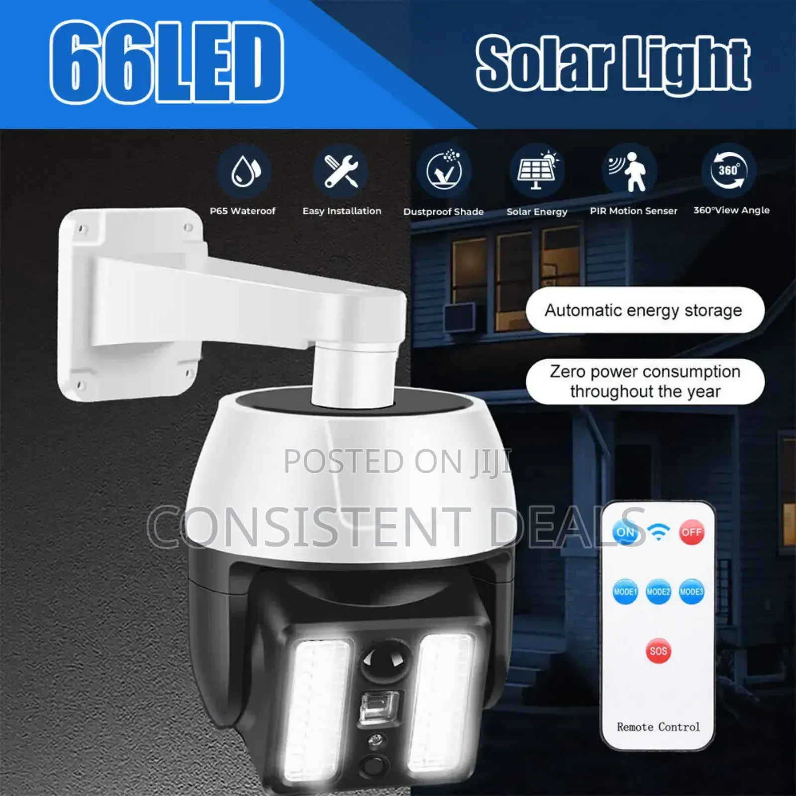 Solar Situmulation Sensor Flood Light