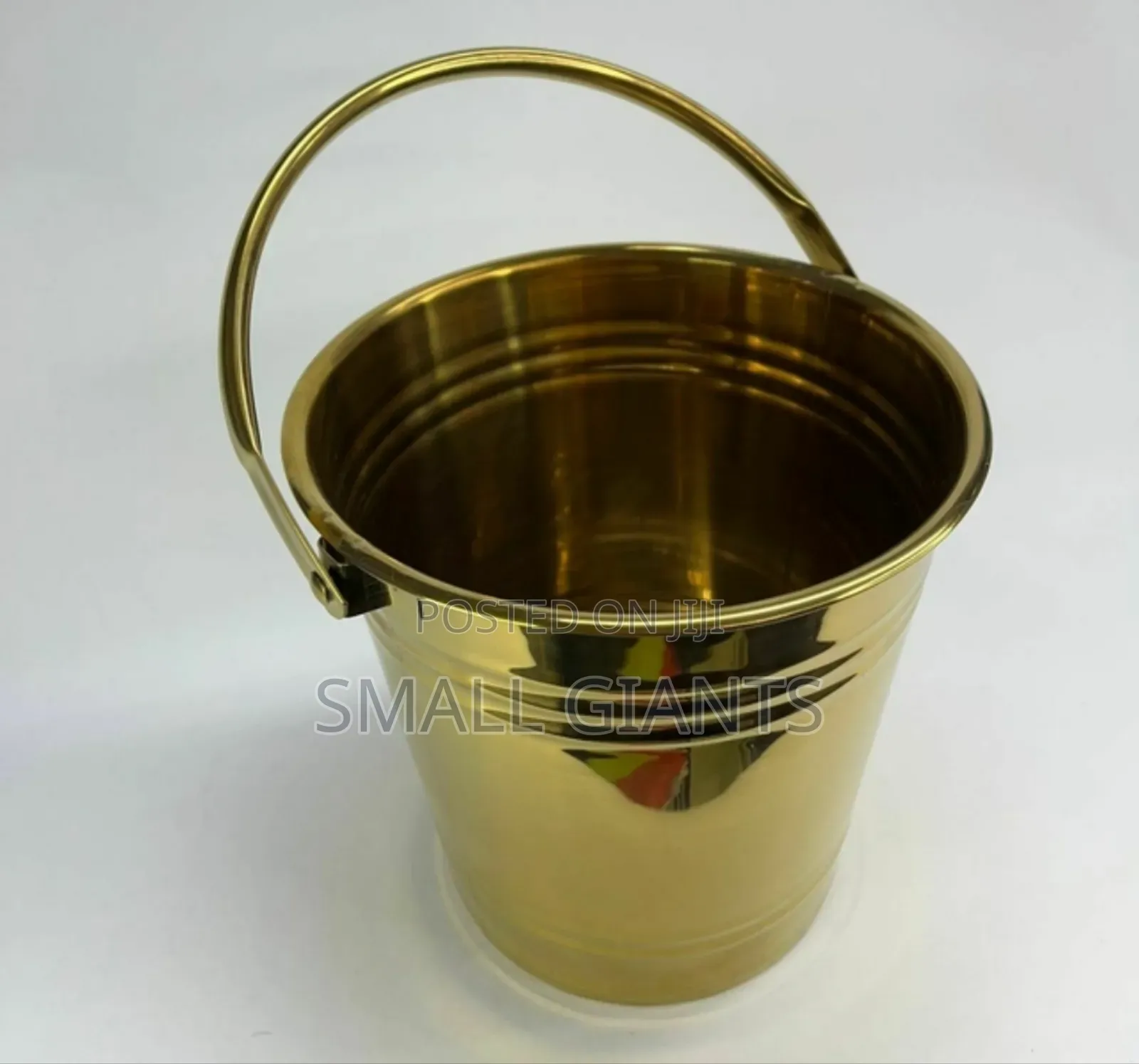 Golden Stainless Steel Ice Bucket