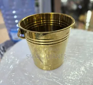 Golden Stainless Steel Ice Bucket