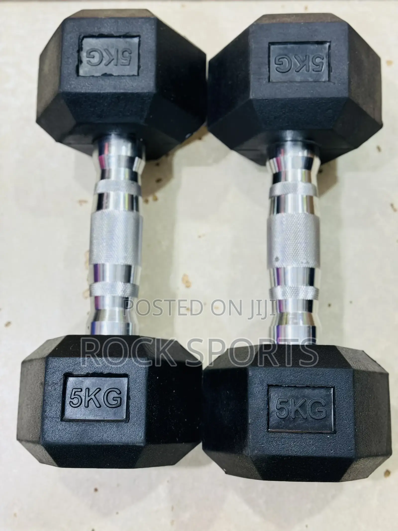 5kg Hexagon Dumbells Original Material