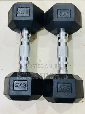5kg Hexagon Dumbells Original Material