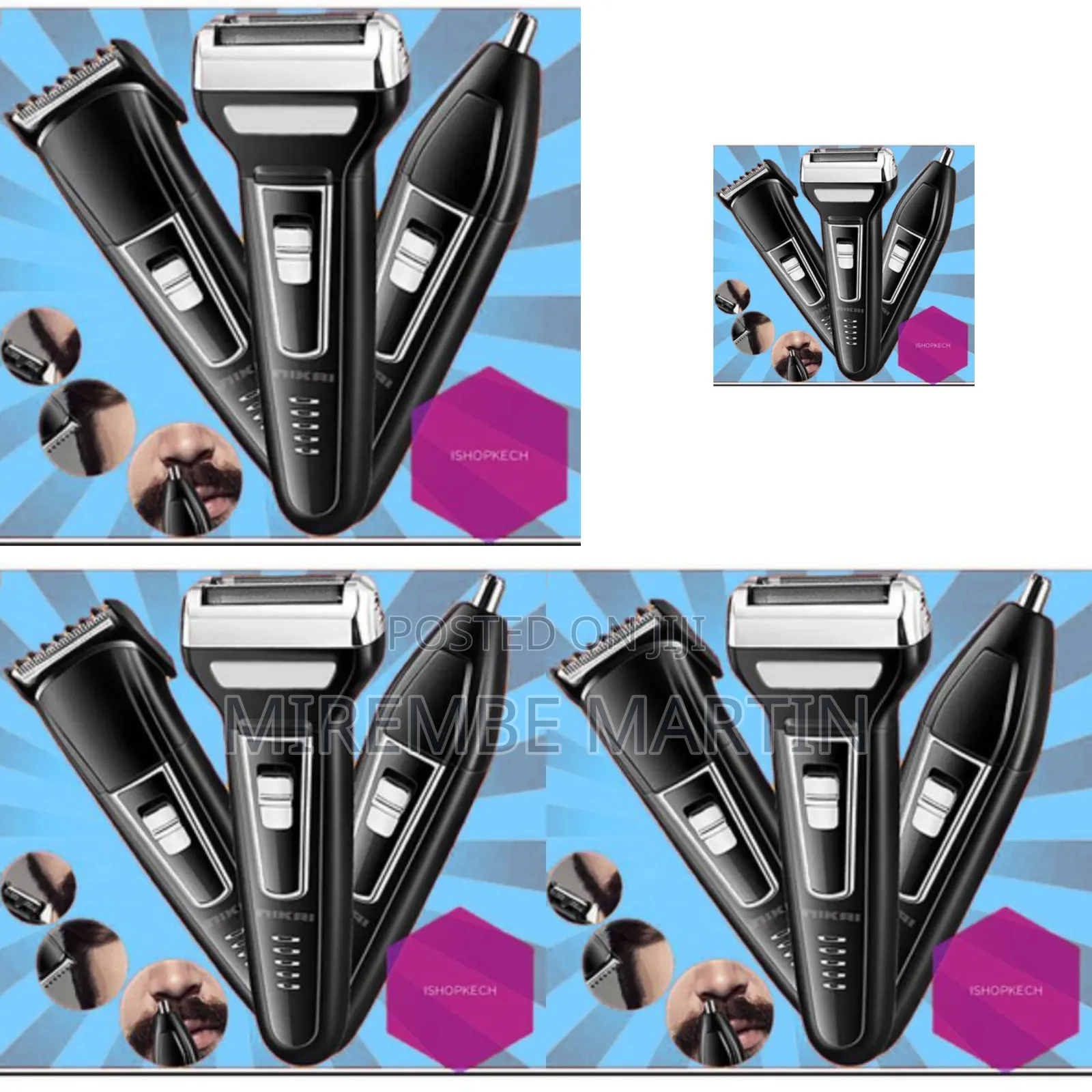 Rechargeable 3 in 1 Shaver