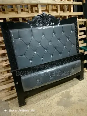 4by6 Gray Leather Bed 2nd