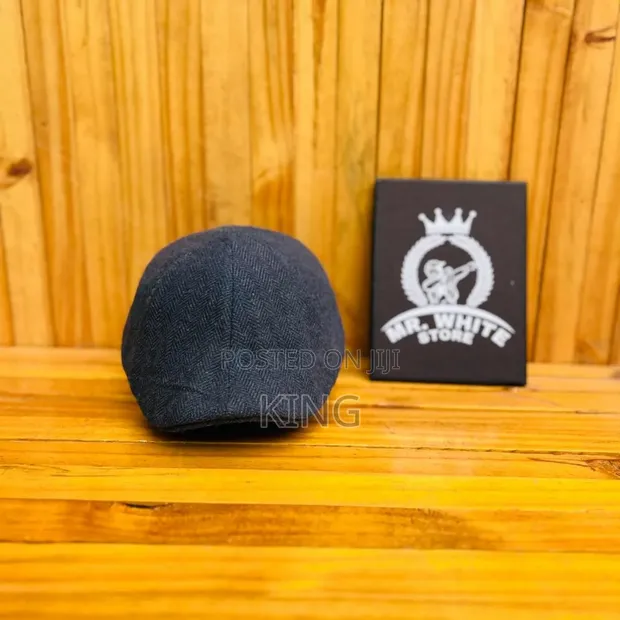 Pure Wool Herringbone Duckbill Flat Cap in Central Division