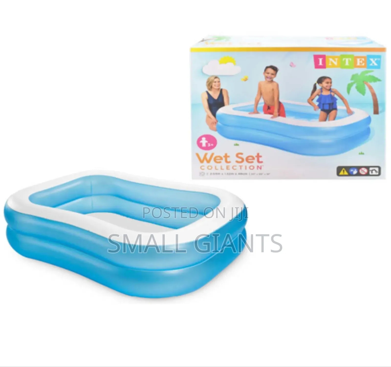 Intex Two Ring Family Paddling Pool
