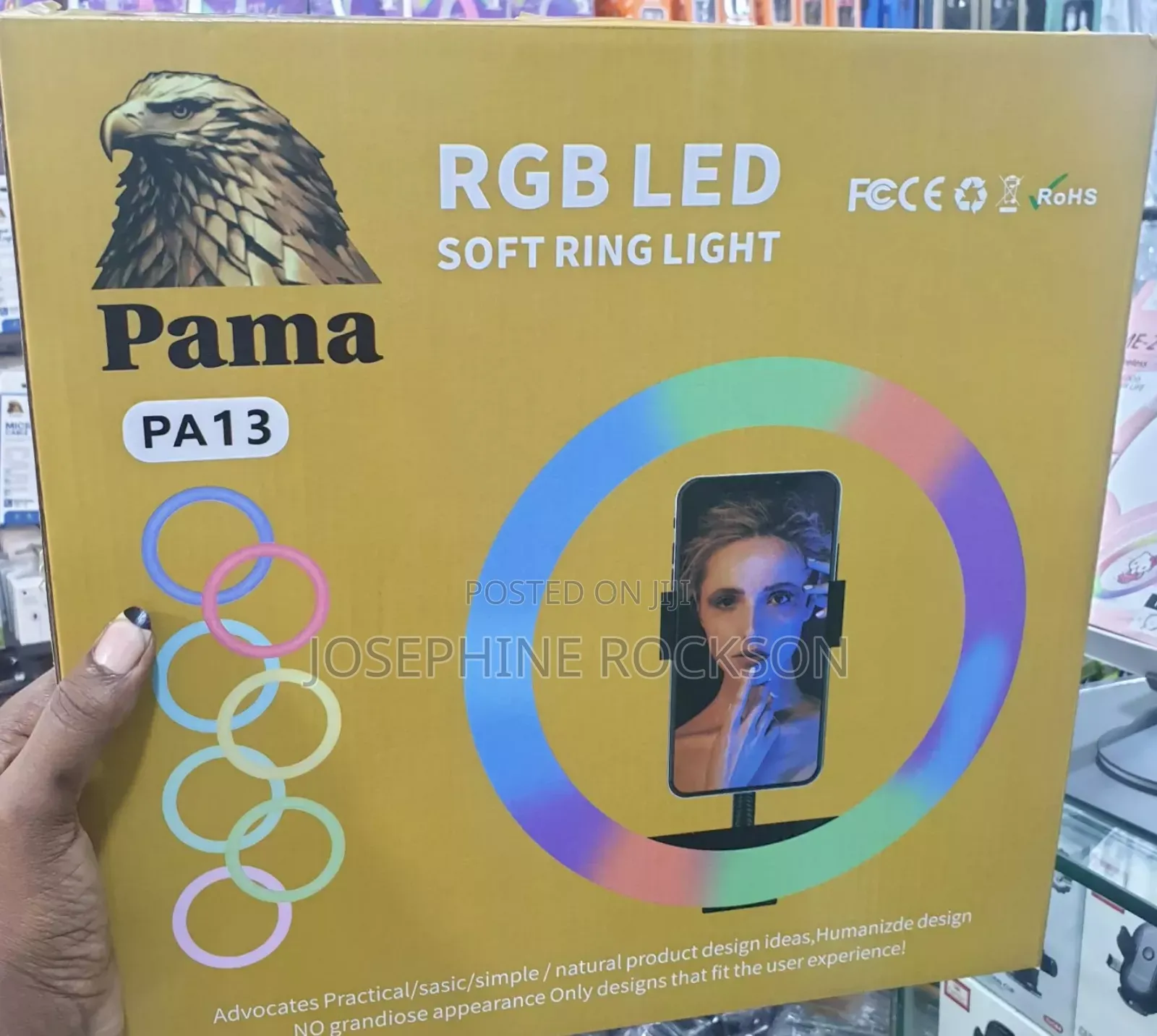 RGB Led Soft Ring Light 13 Inch