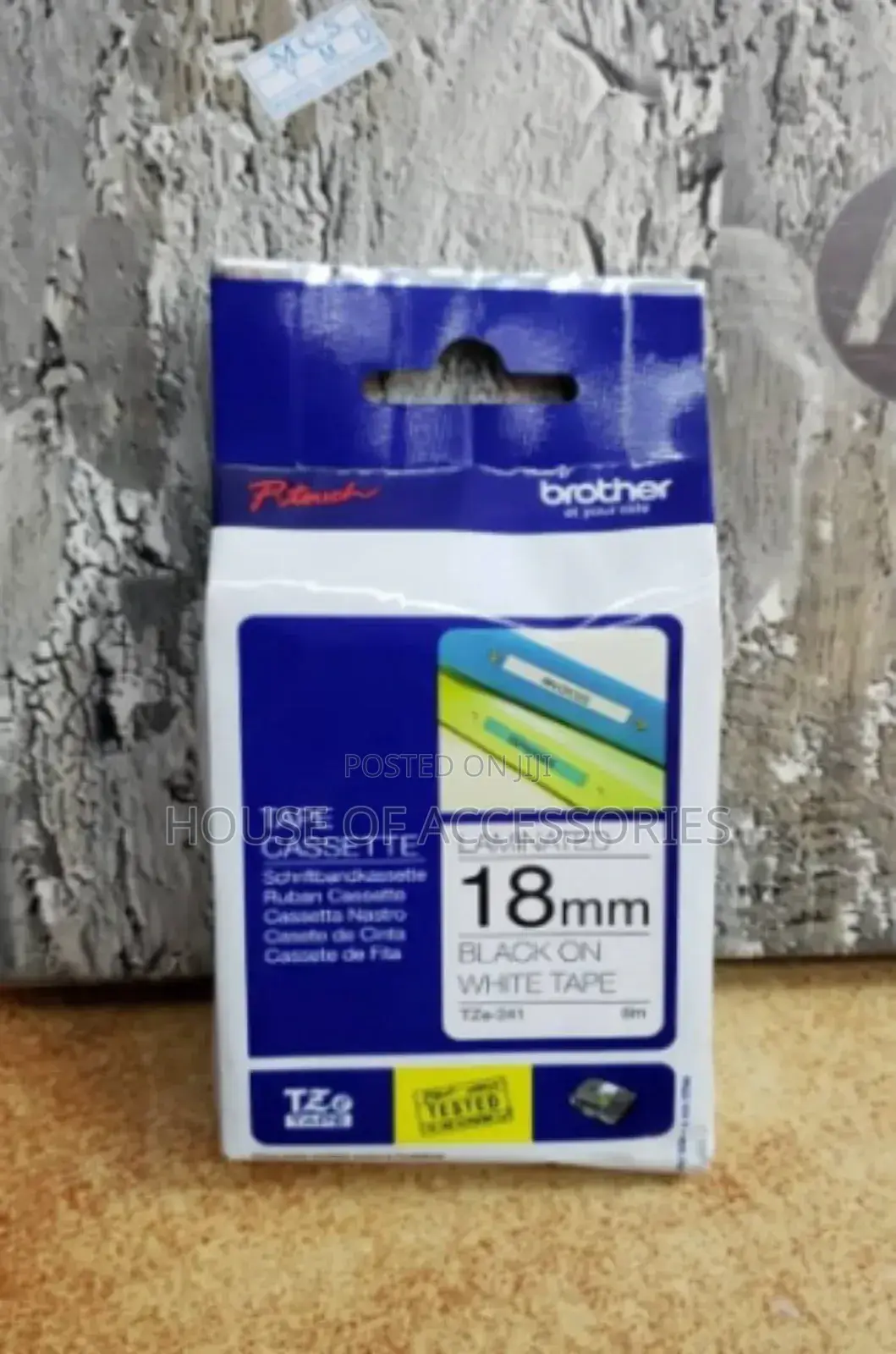 Brother Label Printer Tape (18mm) Tze - 241