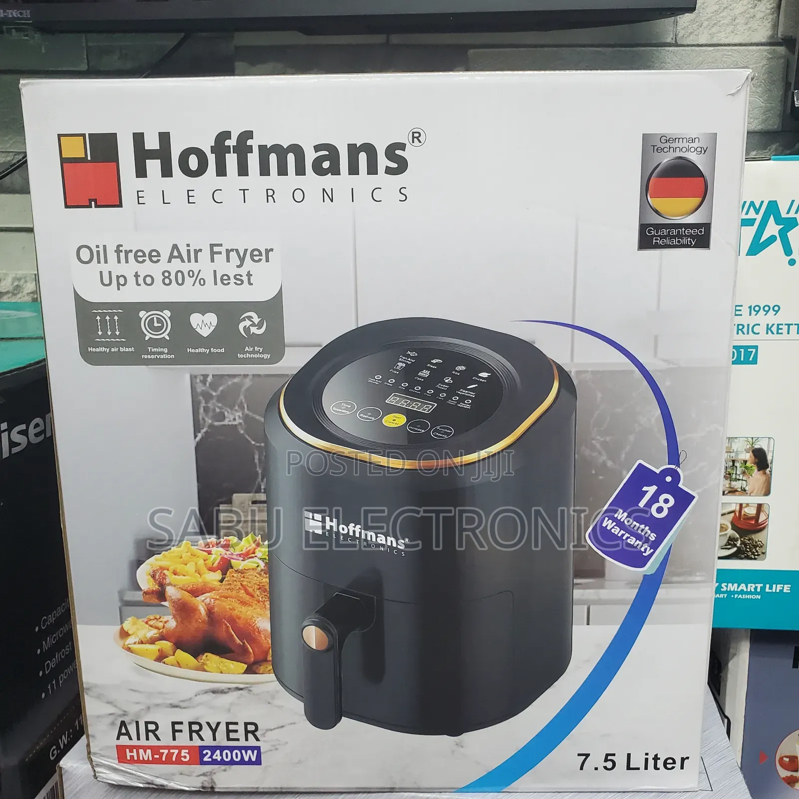 Air Fryer 7.5L Hoffmans- Cook Without Oil
