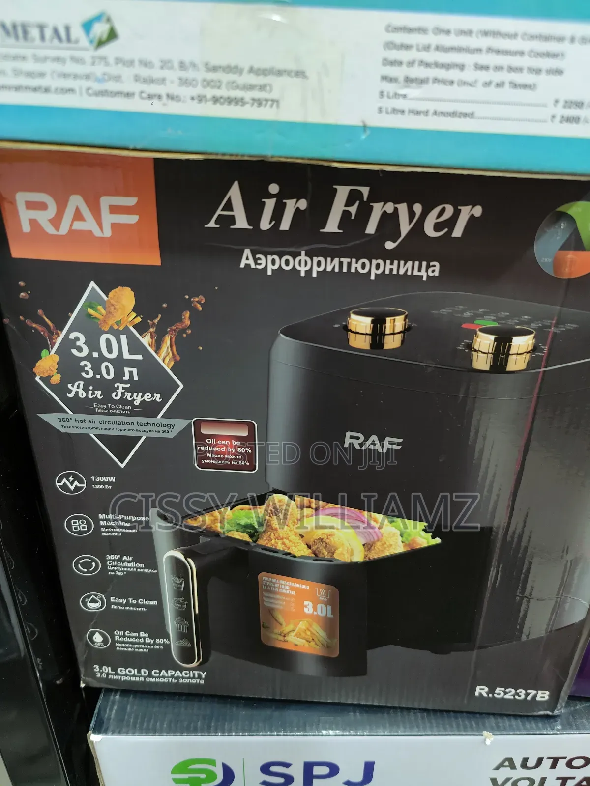 RAF 3l Oil Free Air Fryer/Raf Multipurpose Air Fryer