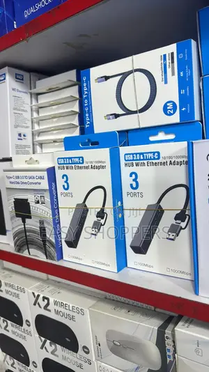 USB 3.0 TYPE-C HUB With Ethernet Adapter 3 Ports