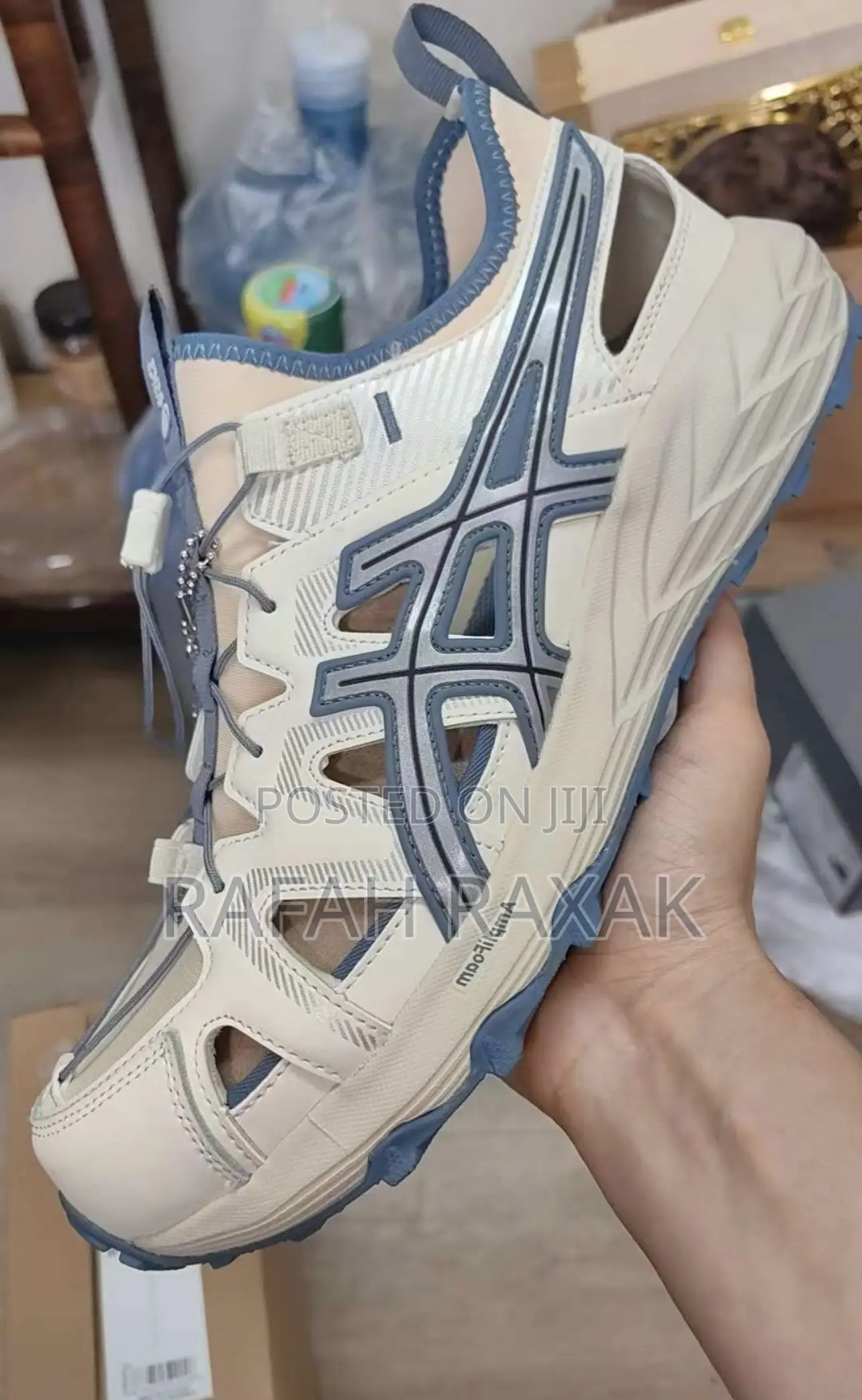 Original ASICS Gel Sonoma Cream/Blue Outdoor Sandal Sneaker