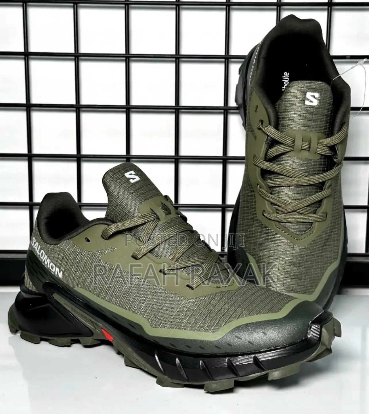 Original Green Salomon Alphacross 5 Gore-Tex Running Sneaker