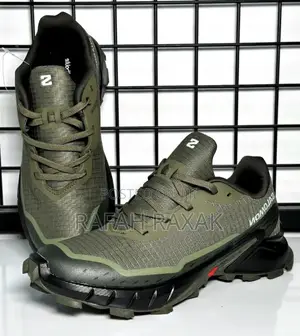 Original Green Salomon Alphacross 5 Gore-Tex Running Sneaker