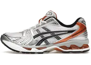 Original Men’S White/Orange Asics Gel Kayona Sneakers